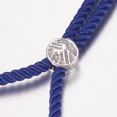 Nylon Twisted Cord Bracelet Making MAK-F019-03P-1