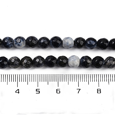 Natural Fire Crackle Agate Beads Strands G-C082-A01-48-1
