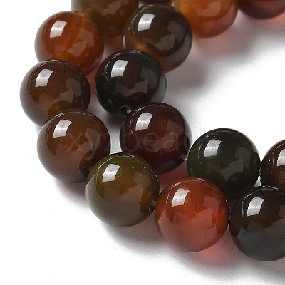 Natural Agate Beads Strands G-NH0001-G09-01-1