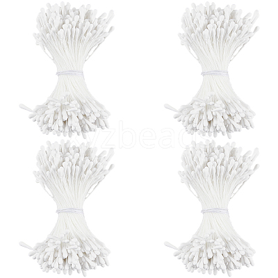 Gypsum with Cotton Cord Artificial Flower Core DIY-WH20007-36A-09-1