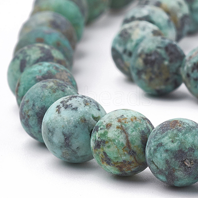 Natural African Turquoise(Jasper) Beads Strands X-G-T106-205-1