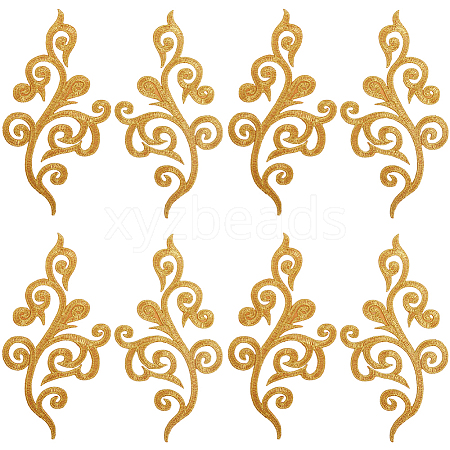 Ethnic Style Flower Pattern Computerized Embroidery Appliques PATC-WH0010-36A-1