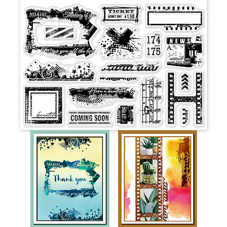 Custom PVC Plastic Clear Stamps DIY-WH0448-0349-1