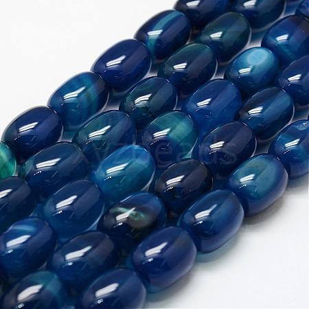 Natural Agate Beads Strands G-N0309-19C-1