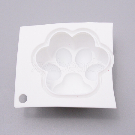 DIY Cat Paw Silicone Molds DIY-WH0177-94B-1