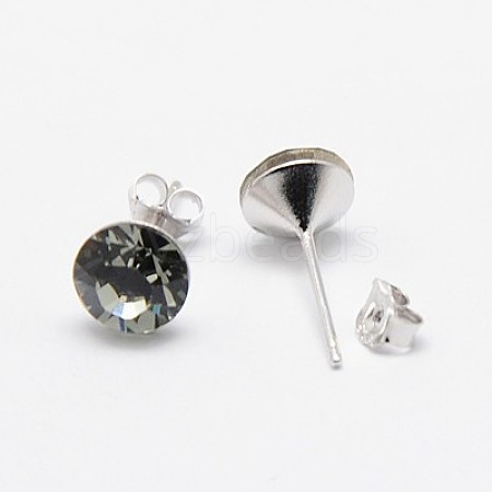 Austrian Crystal Stud Earrings SWARJ-D467-215-1