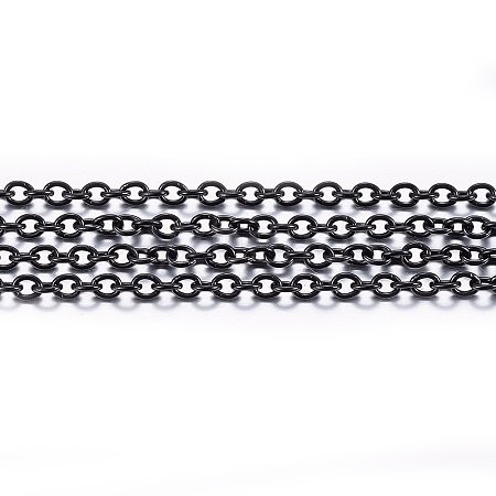 Handmade 304 Stainless Steel Cable Chains STAS-P213-02B-02-1