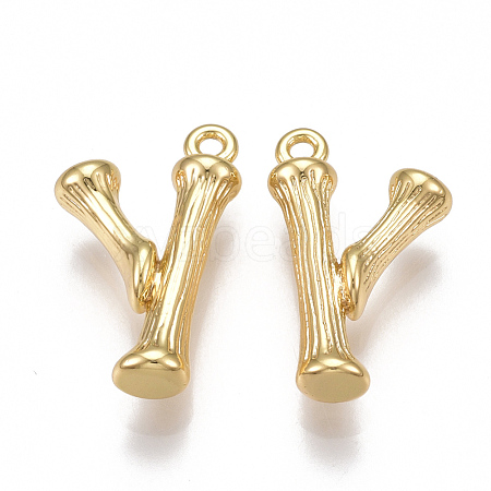 Brass Pendants KK-T038-193G-Y-1