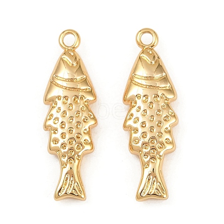 Ocean Theme Brass Pendants KK-F902-07J-G-1