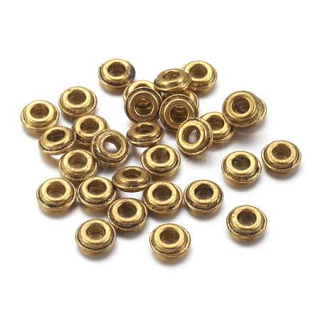 Tibetan Style Alloy Spacer Beads X-GLF0556Y-1