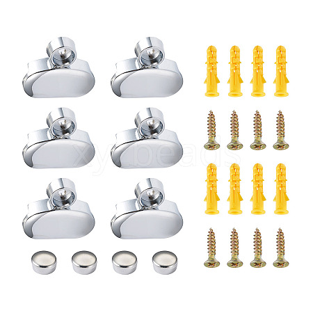 Zinc Alloy Glass Fixation Clamp Accessories X1-SW-TAC0001-28-1