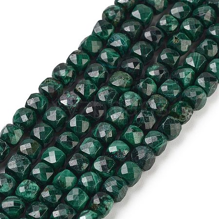 Natural Malachite Beads Strands G-H042-A50-02-1