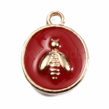 Alloy Enamel Charms FIND-WH0099-57B-1
