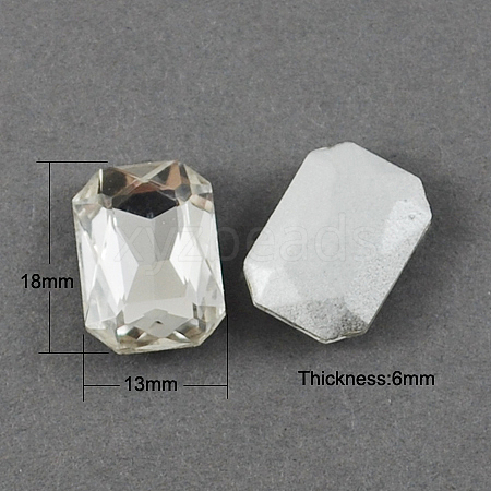 Glass Point Back Rhinestone RGLA-Q006-1-1