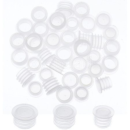 Gorgecraft 48Pcs 3 Style Plastic Bottle Stoppers AJEW-GF0006-38B-1