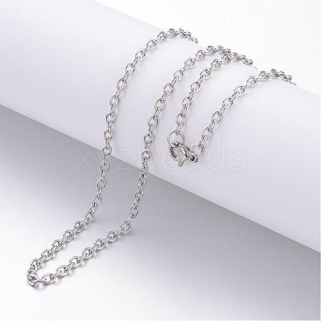 304 Stainless Steel Necklace MAK-K004-16P-1