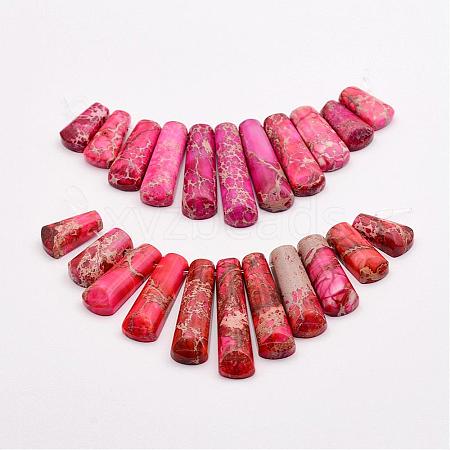 Natural Imperial Jasper Beads Strands G-P298-A02-1