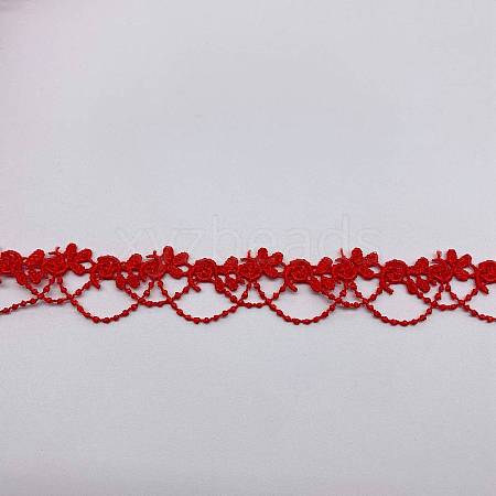 Polyester Lace Trims SENE-PW0017-04B-1