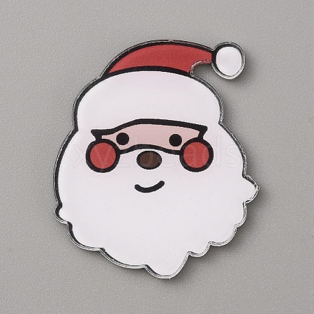 Christmas Acrylic Cabochons SACR-WH0011-05C-1