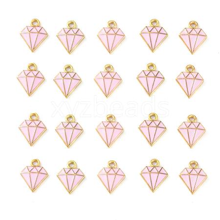 20Pcs Light Gold Alloy Enamel Charms ENAM-YW0001-36A-1