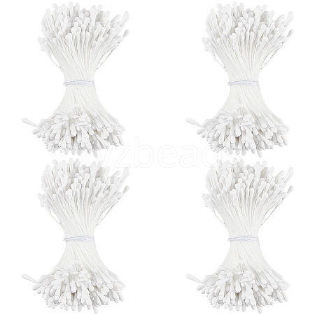 Gypsum with Cotton Cord Artificial Flower Core DIY-WH20007-36A-09-1