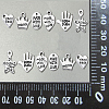 60Pcs 6 Style Tibetan Style Alloy Pendants TIBEP-CJ0001-19-8