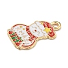 Christmas Theme Alloy Enamel Pendants ENAM-I060-01F-2