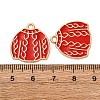 Christmas Alloy Enamel Pendants ENAM-K080-01K-G-3