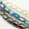 Electroplate Glass Beads EGLA-D023-M-1