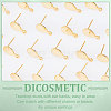 DICOSMETIC 60Pcs 304 Stainless Steel Stud Earring Findings STAS-DC0009-97-4