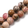 Natural Rhodonite Beads Strands G-R494-A12-03-1