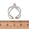 Starfish 304 Stainless Steel Cuff Ring Settings SA-CBA7DC2-01P-3