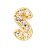 Rack Plating Brass Micro Pave Cubic Zirconia Cabochons KK-F874-04G-S-1