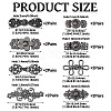 16 Pairs 8 Style Alloy Adjustable Jean Button Pins DIY-TA0013-01B-4