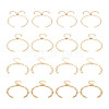 16Pcs 4 Style Adjustable 304 Stainless Steel Chain Link Bracelets Making AJEW-TA0001-24-2