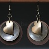 Alloy Dangle Earrings WG4ACD3-01-4