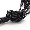 Glass Bead Lariat Necklaces NJEW-O059-04H-3