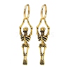 Alloy Skeleton Hoop Earrings LS-EJEW-Z132-01AG-4