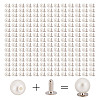 200 Sets ABS Plastic Imitation Pearl Rivet Studs KY-GO0001-06A-1