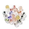 Handmade Foil Glass Beads LAMP-P068-02-1