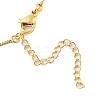 Brass Micro Pave Clear Cubic Zirconia Pendant Necklaces for Women NJEW-M009-04G-C-3