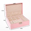 Imitation Leather Jewelry Storage Boxes PW-WG52370-02-2