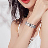 SHEGRACE Stainless Steel Panther Chain Watch Band Bracelets JB675A-2
