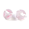 Simulation Lotus Shape Acrylic Bead Caps SACR-A008-02-2