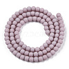 Opaque Glass Beads Strands GLAA-T032-P4mm-MD07-3