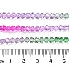 Transparent Painted Glass Beads Strands DGLA-A034-T4mm-A06-3