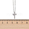 Non-Tarnish 304 Stainless Steel Pendant Necklaces NJEW-E141-42P-3