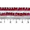 Electroplate Glass Beads Strands LS-EGLA-R030-4x4mm-04-2