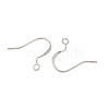 Brass Flat Ear Wire KK-CBA57BD-09P-2