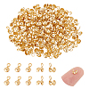 150Pcs Brass Bead Tips KK-UN0003-37-1